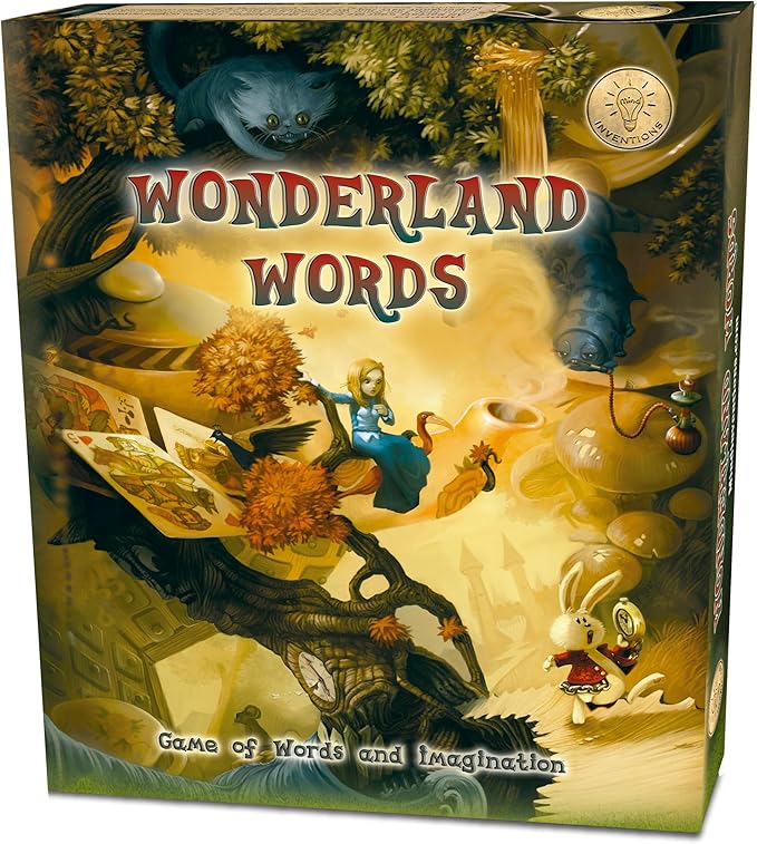 Alice in Wonderland Words | Game of Words and Imagination for The Whole Family | Engaging, Cooperative, and Creative | Ages 8+ | 2-6 Players | 15-45min Playtime