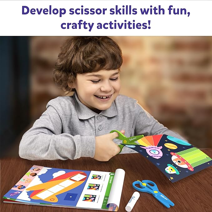 Skillmatics Art & Craft Activity Kit - Snip, Snip, Develop Scissor Skills, Child Safe, TikTok Viral Sensation, Craft Kits, Valentine's Day Gifts for Ages 3, 4, 5, 6, 7