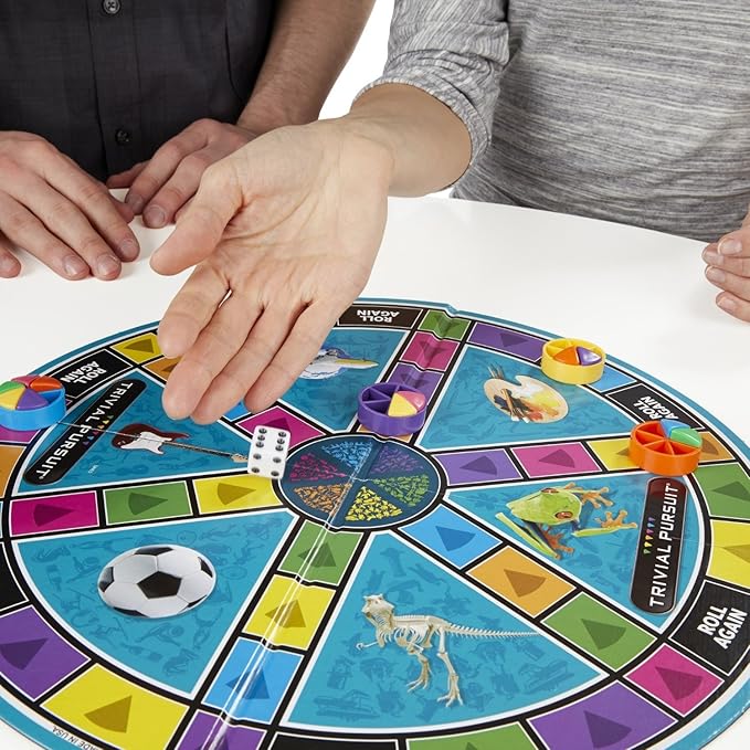 Hasbro Gaming Trivial Pursuit Game Family Edition Board Game | Family Trivia Games for Adults & Kids | 2+ Players | Easter Gifts for Boys & Girls | Ages 8+ (Amazon Exclusive)