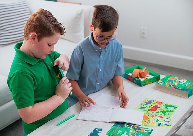 Totally Dinosaurs Dino-Tastic Activity Set with 30 Activities in Keepsake Box