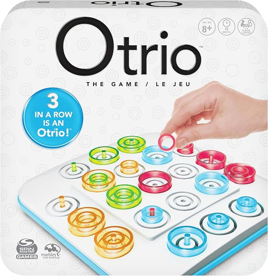 Spin Master Games, Otrio Strategy-Based Board Game, Classic Game, Kids Games, Family Game Night for Ages 8+