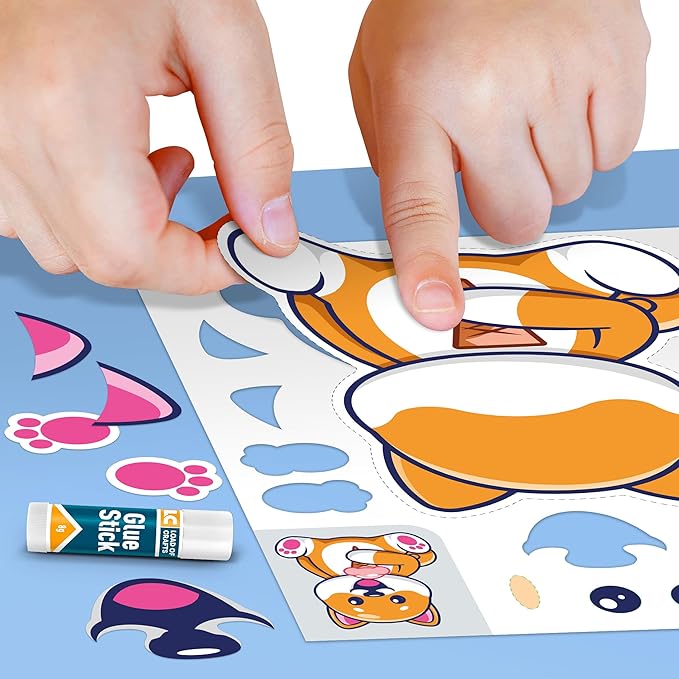 Toddler Craft Kit for Kids Ages 2-5 - Make Your Own Adorable Animal Friends
