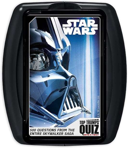 Top Trumps Star Wars Quiz Games - Trivia Quiz - Kids Games - Great Travel Games and Road Trip Games - Trivia Outdoor Games - Family Games for Kids and Adults 2+ Players