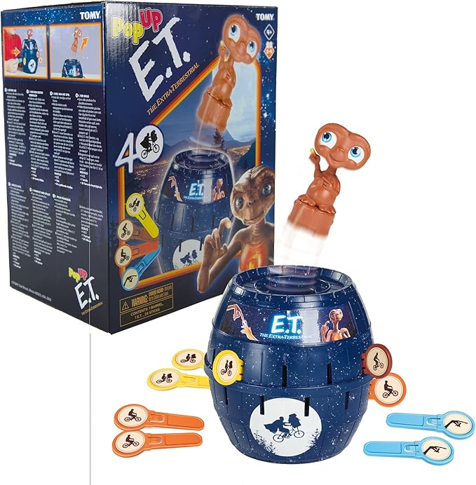 TOMY Pop Up E.T. The Extra Terrestrial Kids Game - Family and Preschool Kids Games for Family Game Night - Christmas Gifts for Kids Fun Christmas Games and Ideas for Holiday Gifts - Kids Ages 4 and Up