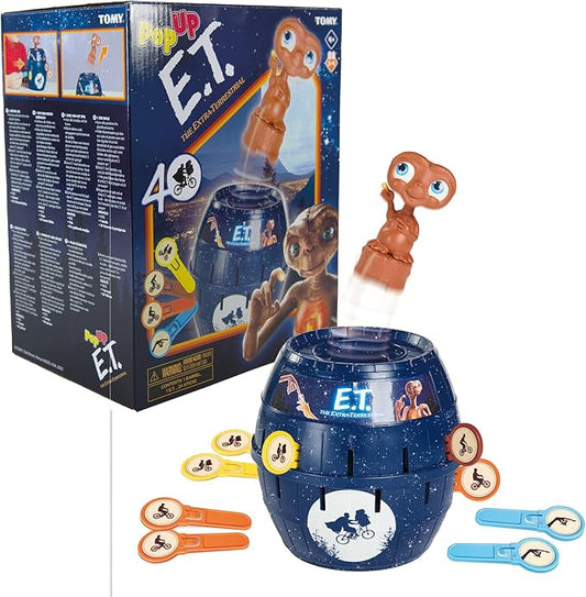 TOMY Pop Up E.T. The Extra Terrestrial Kids Game - Family and Preschool Kids Games for Family Game Night - Christmas Gifts for Kids Fun Christmas Games and Ideas for Holiday Gifts - Kids Ages 4 and Up