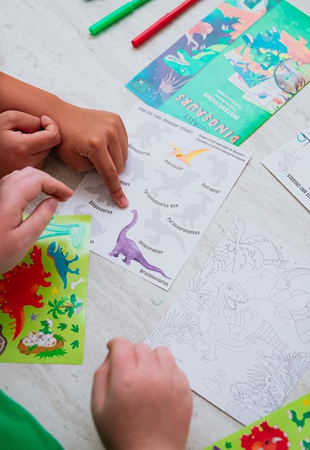 Totally Dinosaurs Dino-Tastic Activity Set with 30 Activities in Keepsake Box