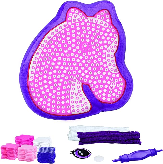 The Orb Factory Plushcraft Pony Pillow,White