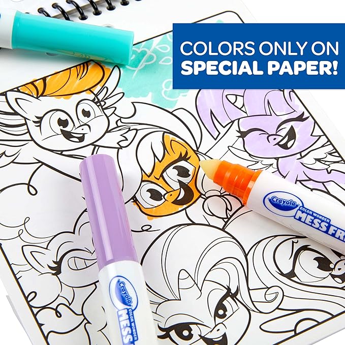 Crayola My Little Pony Color Wonder Activity Pad, 16 Mess Free Coloring Pages, Toddler Travel Activity, My Little Pony Gift