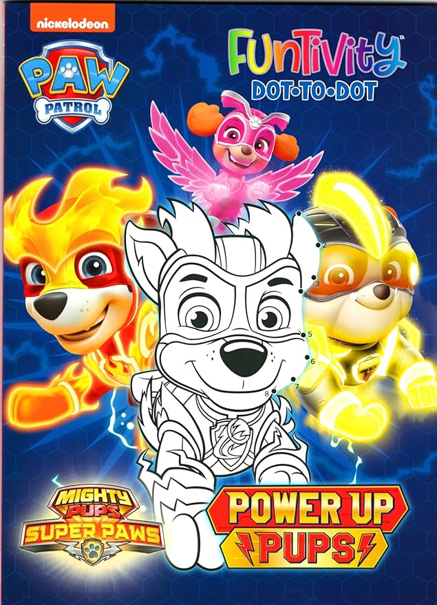 Paw Patrol Activity Set - Bundle of Paw Patrol Coloring Book, Stickers, Imagine Ink, Puzzle and More | Chase and Marshall Drawing Kit for Kids
