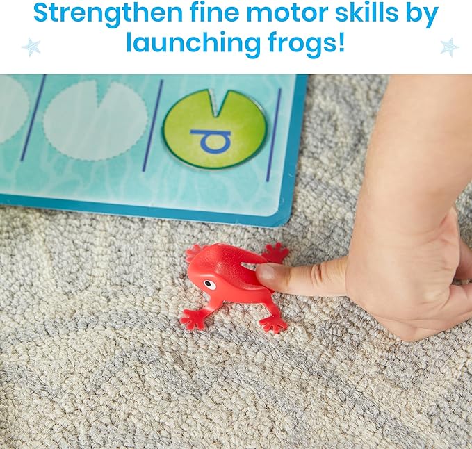 hand2mind Lily Pad Letter Hop, CVC Word Games, Sight Word Games, Fine Motor Skills Toys, Spelling Games, Word Making Games, Educational Board Games, Family Game Night, Kindergarten Learning Activities