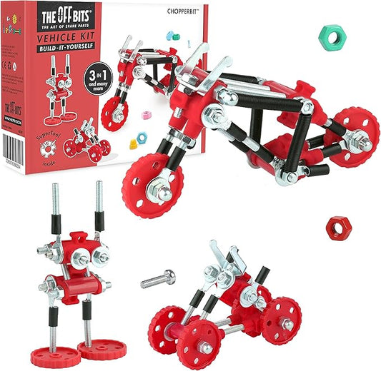 Stem Building Toys, ChopperBit Educational Build Your Own Robot Toy for Kids 8+ Year Old Boys and Girls, Stem Toys Engineering Kit, Motorcycle Vehicle Construction Toys Steam Gift