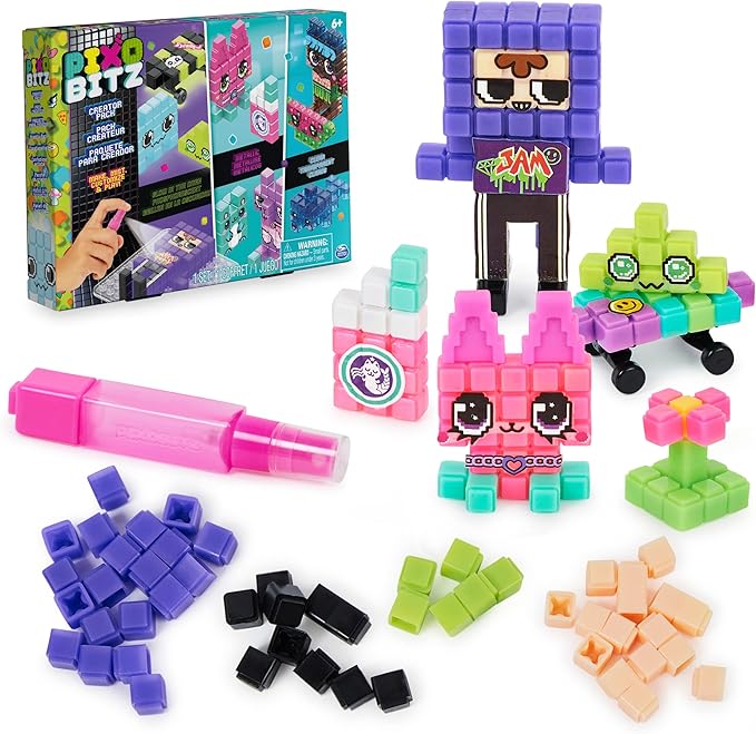 Exclusive Creator Pack with 522 Water Fuse Beads, Decos and Accessories, Makes 3D and 2D Creations with No Heat, Arts and Crafts Kids Toys