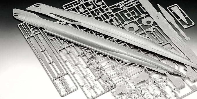 Revell RV05167 Kit 1:144-German Submarine Type IX C/40 (U190), Unpainted