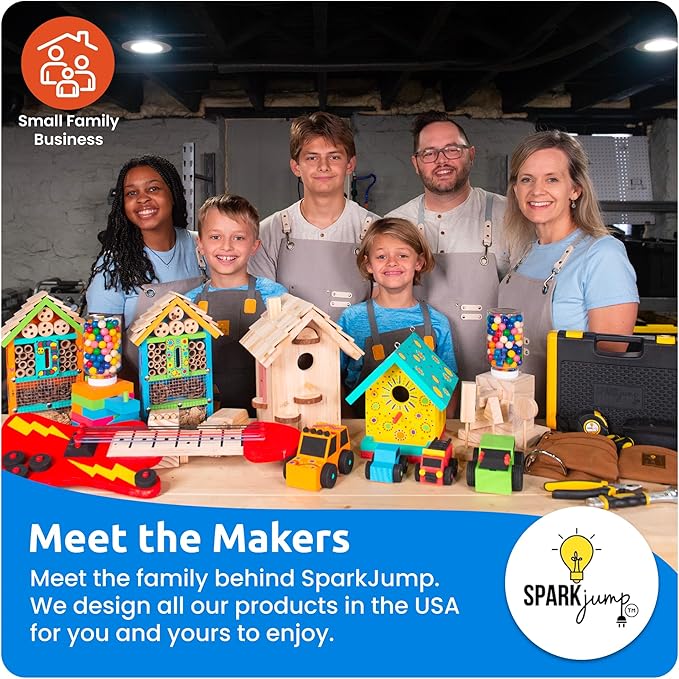 DIY Wood Building Kits, STEM Woodworking Kit for Kids, Creative Fun Craft Projects, Great Gift for Boys & Girls (Candy Dispenser, 1-Pack)