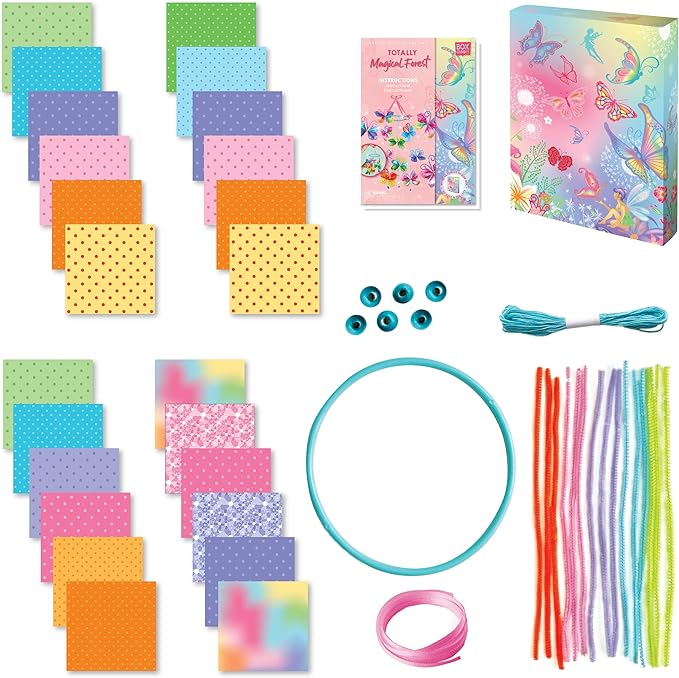 Totally Magical Butterfly Origami Mobile Kit in Keepsake Box to Make and Display