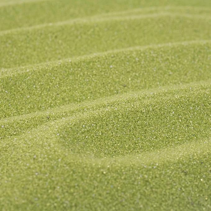 ACTIVA Sage Scenic Colored Sand, 25lb (11.3kg) | Vibrant, Fine Grain Colorfast Sand for Arts & Crafts