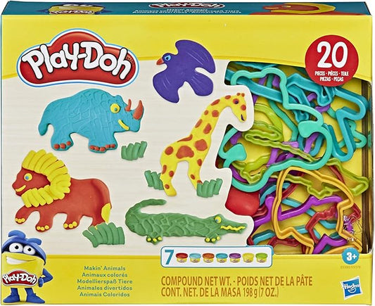 Play-Doh Makin' Animals Create It Kit for Kids 3 Years and Up with 7 Non-Toxic Colors