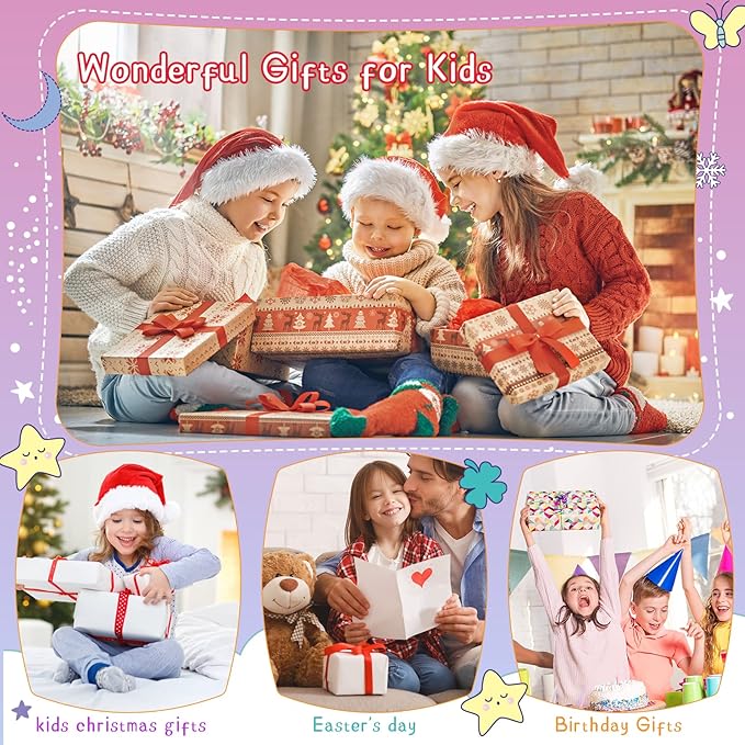 Girls Charm Bracelet Making Kit, Unicorn Toy Gifts for Ages 6 7 8 9 10+ Girls DIY Jewelry Making Kit for 8-12, Perfect Craft Kits Educational Toys - Finger Fine Motor Training and Inspires Creativity