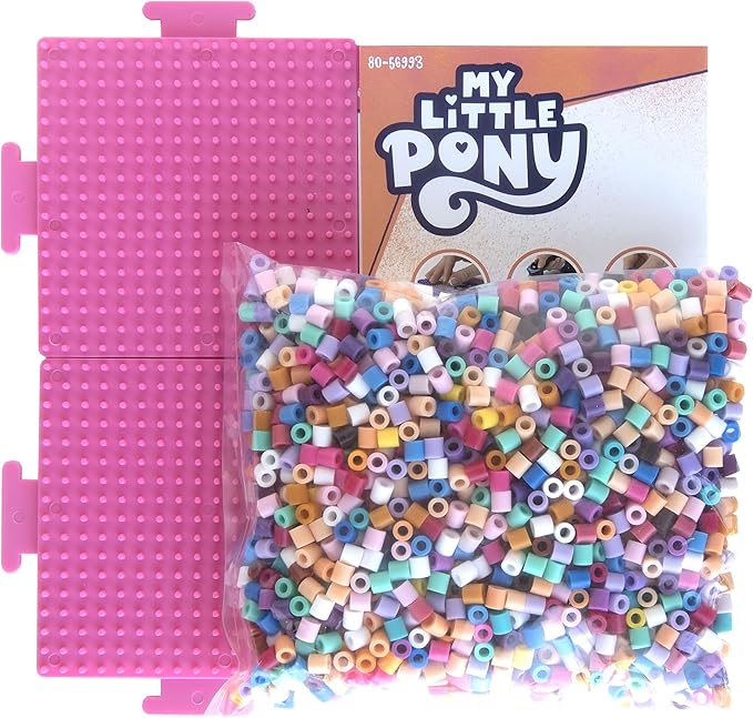 Perler Little Pony Activity Kit, Multicolor, 2004 Pieces, Ages 6 and up Peler Fused Beads