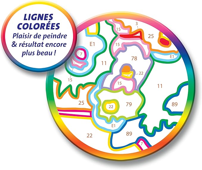 Ravensburger Sleepy Kitties Paint by Numbers Kit for Kids - 20213 - Painting Arts and Crafts for Ages 11 and Up