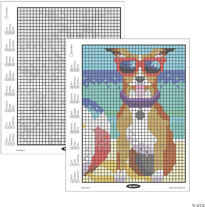 MindWare Color by Number Mystery Mosaics: (Book 14)