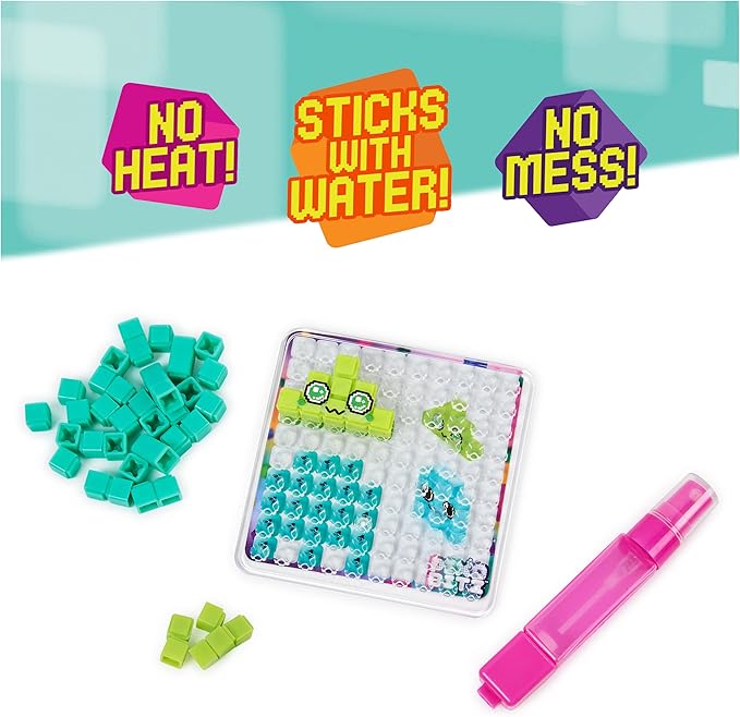 Exclusive Creator Pack with 522 Water Fuse Beads, Decos and Accessories, Makes 3D and 2D Creations with No Heat, Arts and Crafts Kids Toys