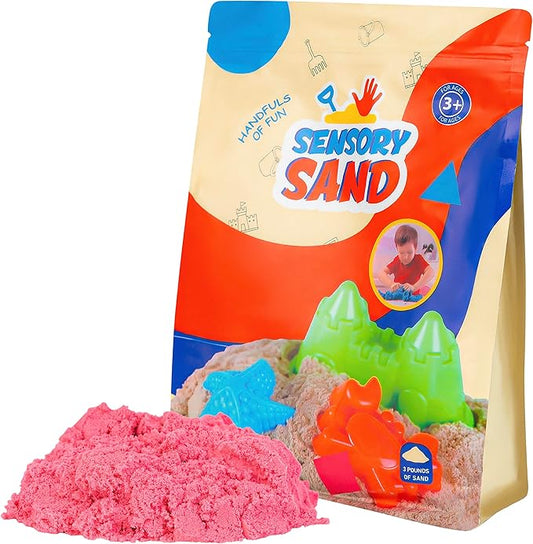 Sensory Sand Pink Play Sand Bulk 3 Pounds of Pink Play Sand for Sandbox