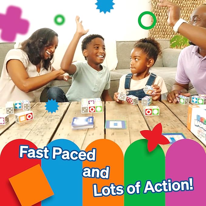 Foxmind Match Madness Board Game, Dual Mode Visual Recognition Matching Board Game, Fast Paced Puzzle Game to Develop Problem Solving Skills, Fun Board Games for Adults and Family