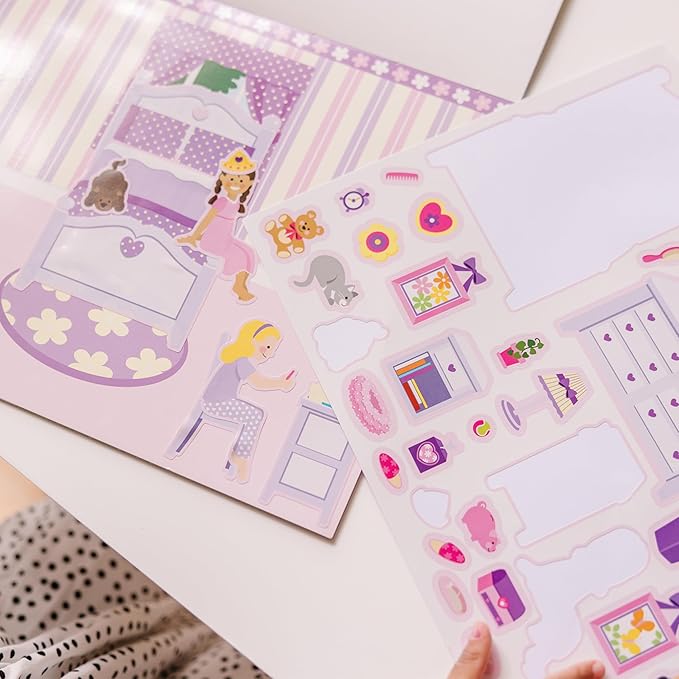 Melissa & Doug Reusable Sticker Pad Set: Play House - 175+ Reusable Stickers