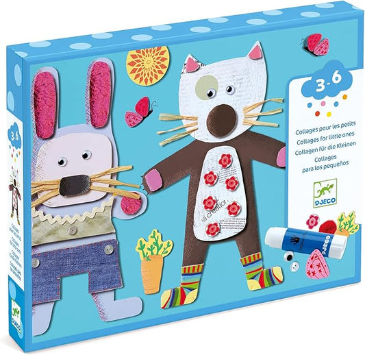 DJECO Le Petit Artist Collages for Little Ones Activity Set