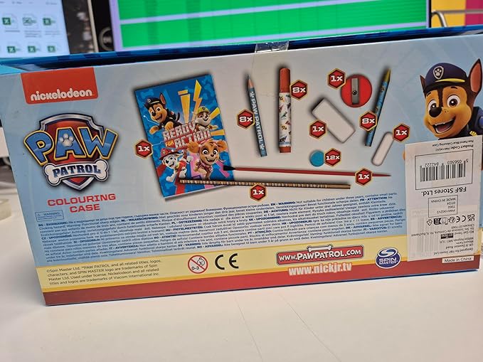 PAW PATROL Art Set, Colouring Sets for Children, Over 40 Art Supplies for Kids (Multicolor)
