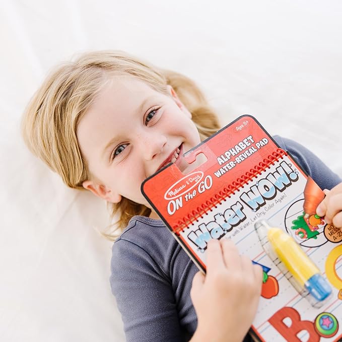 Melissa & Doug On the Go Water Wow! Reusable Water-Reveal Activity Pad - Alphabet - FSC Certified