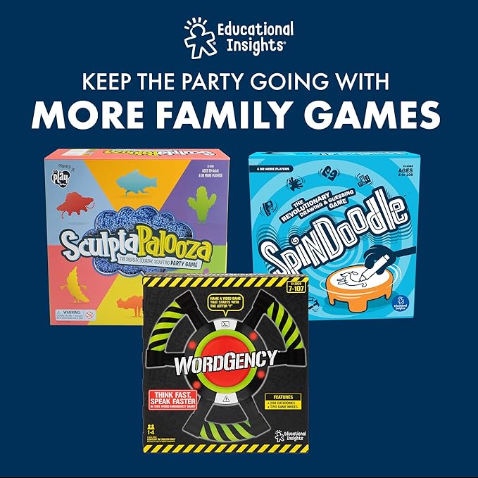 Educational Insights Blurt! The Think-Fast, Shout-It Party Game - Board Games for Adult and Kids Ages 7+, Perfect for Kids and Family Game Night