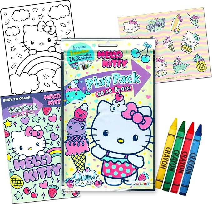 Hello Kitty Imagine Ink Book for Kids - Mess-Free Coloring Booklet with Magic Pen