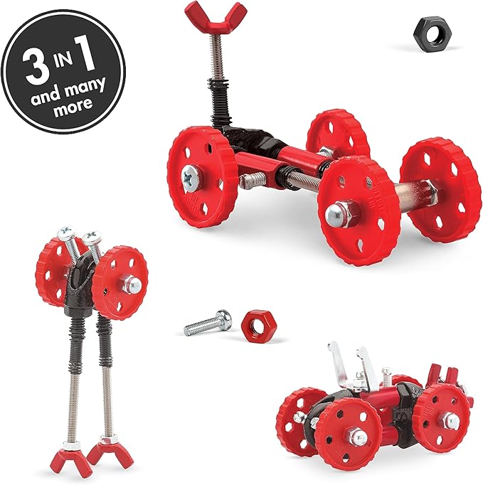 Vehicle Stem Building Toys, Educational Build Your Own Robot Toy for Kids Age 6 7 8 9+ Year Old Boys and Girls, Stem Toys Engineering Kit, Construction Toys Steam Gift - FormulaBit