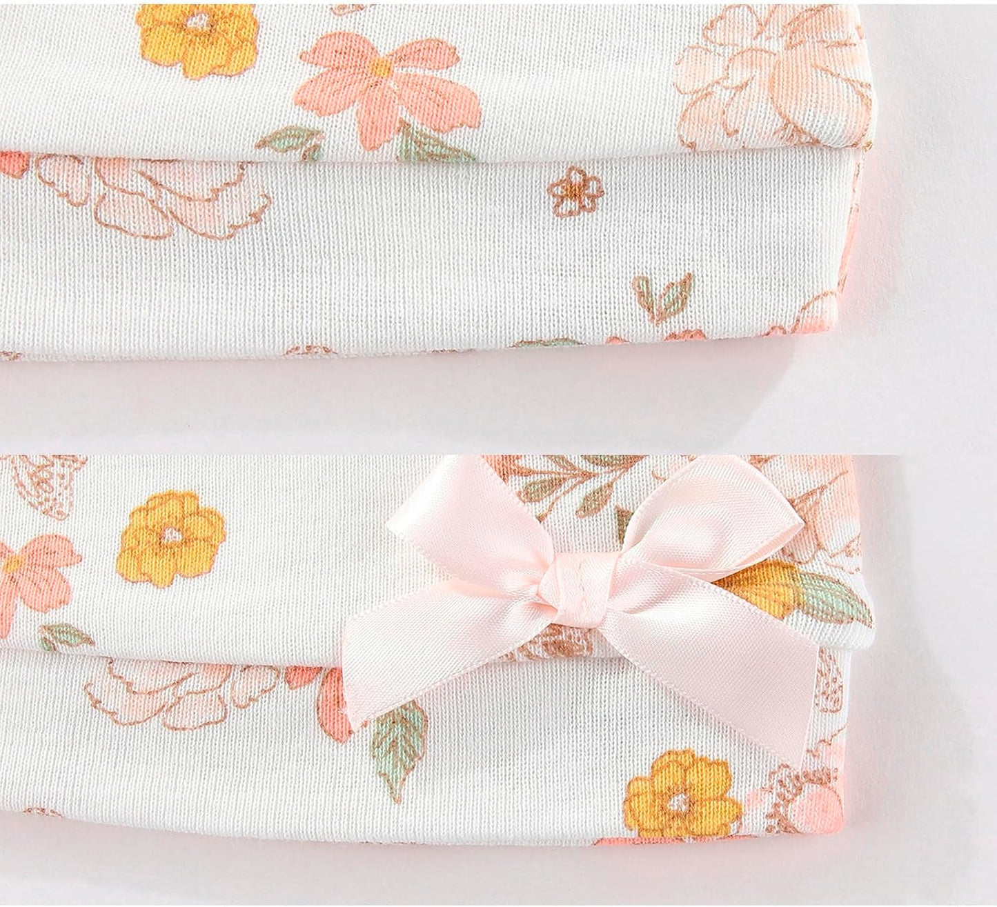 Newborn Baby Boy Girl Caps Mittens Socks Set Cotton Baby Essentials Accessories (Hats+Gloves+Socks)