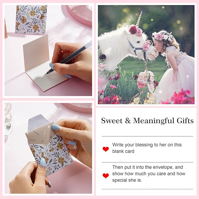 Hidepoo Stocking Stuffers for Teen Girls Kids - Colorful CZ Heart Pendant Initial Unicorn Necklaces for Girl Jewelry Birthday Gift Christmas Gifts for Grandkids Girls Kid