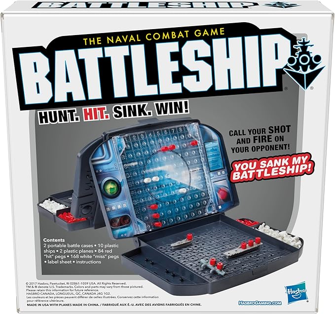 Hasbro Gaming Battleship with Planes | 2-Player Strategy Board Games for Kids | Easter Gifts for Boys & Girls | Ages 7+ (Amazon Exclusive)