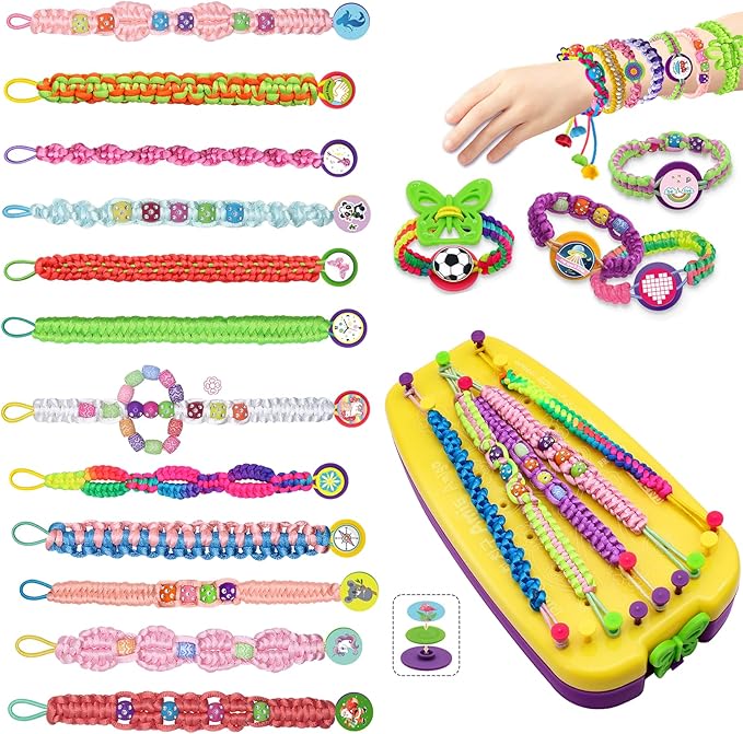 Friendship Bracelet Making Kit for Girls Age 6-12 | DIY Arts and Crafts for Kids | Christmas Birthday Gifts Ideas for Girl 7 8 9 10 11 Years Old | Popular Stocking Stuffers Toys Bulk Set (169PCS)