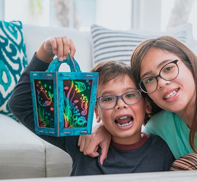 Totally Twilight Under The Sea Life Lantern Scratch Art Night Light Kit to Make and Enjoy