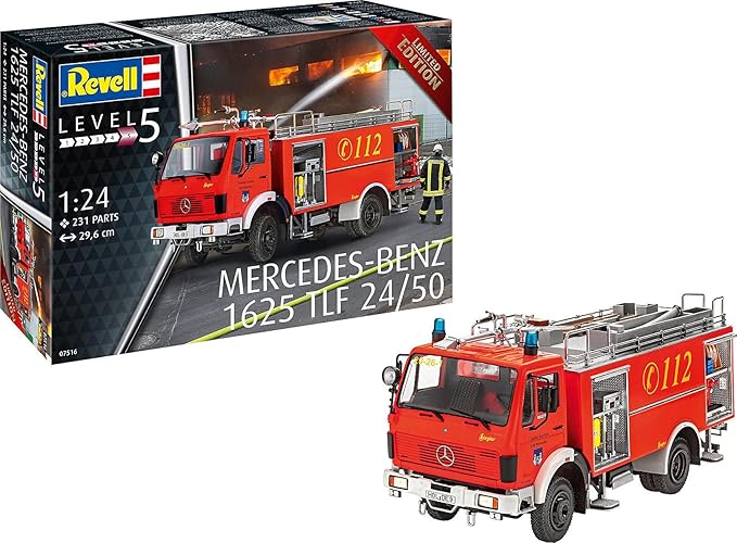 Revell 07516 Mercedes-Benz 1625 TLF 24/50 1:24 Scale Model Kit