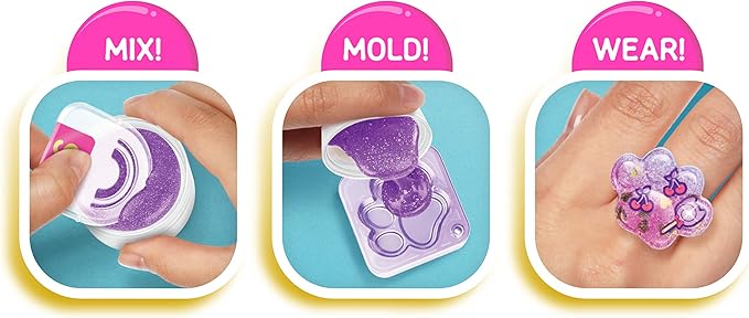 Animals Jewelry Pack - Quick & Easy DIY Resin Inspired Craft Activity Kit for Kids Ages 7 & Up, Multicolor (10878)