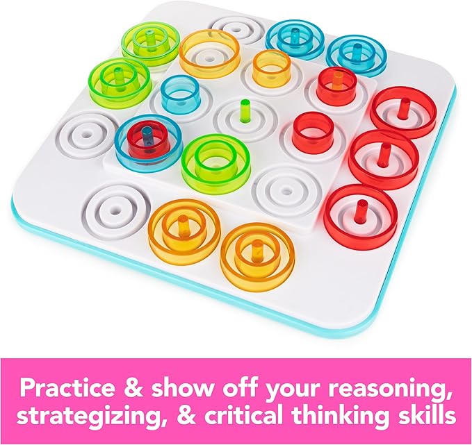 Spin Master Games, Otrio Strategy-Based Board Game, Classic Game, Kids Games, Family Game Night for Ages 8+