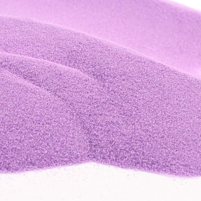 Shiny Stone Colorful Sand,Rainbow Sand,Art Sand,Colored Sand,Craft Sand,Decorative Wedding Vibrant Sand, 250g/0.55lbs/8.81oz for Kids Creativity Wedding Succulent Terrarium Vase (Amethyst)