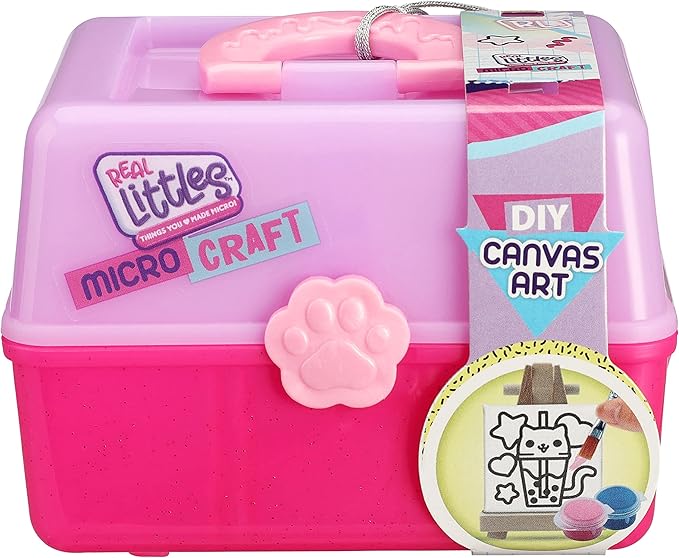 REAL LITTLES - Mini Craft Box - Collect 6 Different Projects to Make with Micro Working Accessories Inside! Styles May Vary and Each Craft Sold Separately, Small, Multicolor, 1 Pack