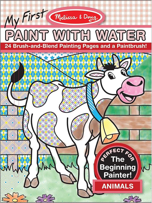 Melissa & Doug My First Paint With Water Coloring Book: Animals (24 Painting Pages)
