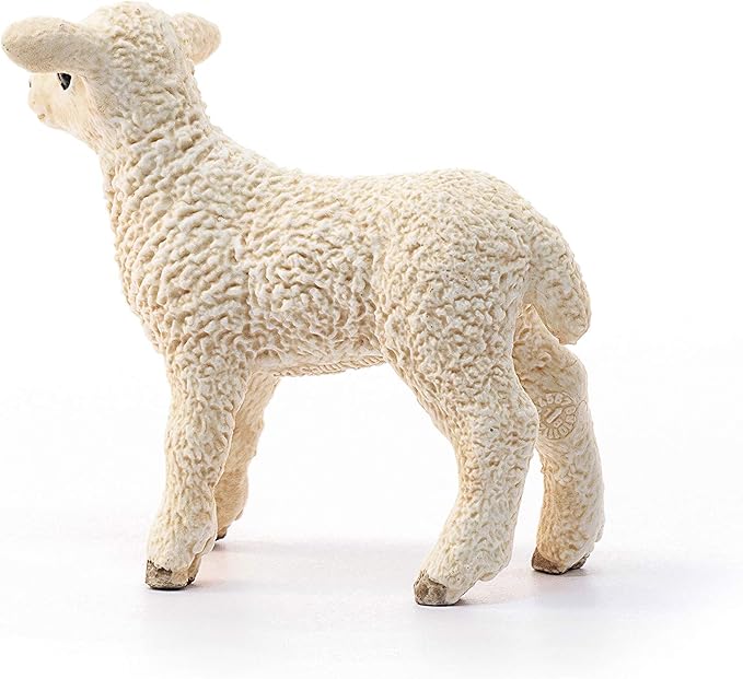 Schleich Farm World, Realistic Farm Animal Toys for Boys and Girls, Baby Lamb Toy Figurine
