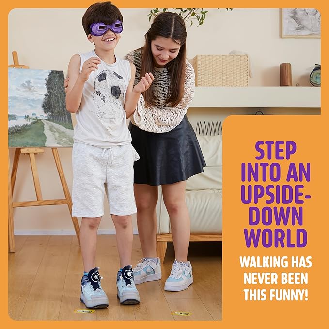 Upside Down Goggles Challenge FlipSight Family Game for Kids and Adults - Kid Games for Boys & Girls 8-12 - Gifts for 9 Year Old Boy - Fun Stuff - Funny Cool Family Night Party - Teen Toys for Kids