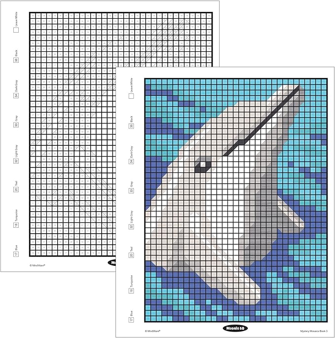 MindWare Color by Number Mystery Mosaics: (Book 3)