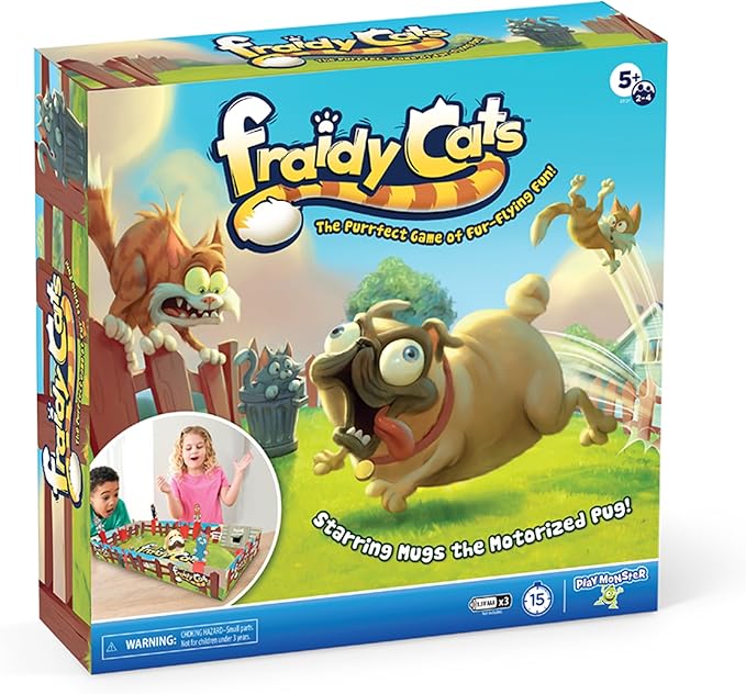 Fraidy Cats, Interactive Board Games for Kids- Board Games for Family Night, Family Games, Game Night, Family Board Games, Kids Toys, Preschool Toys,2-4 Multi-Player Game, Ages 5+